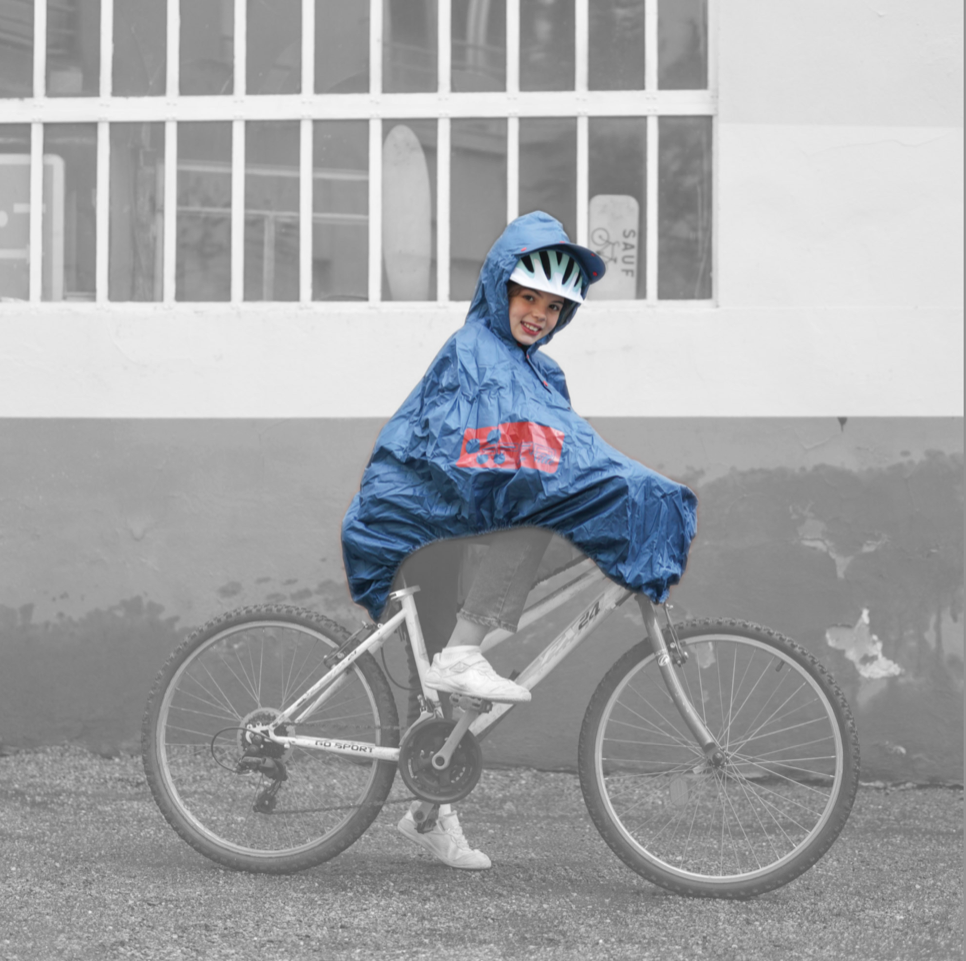 FULAP Junior - Cape de pluie vélo enfant