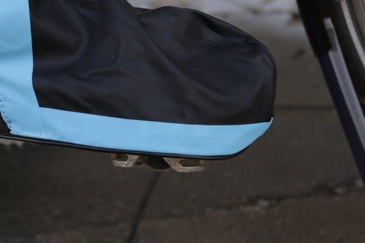 SAVATSECH - La sur-chaussure vélo Chic, pratique et efficace Bleu