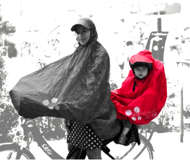 FULAP Junior - La Cape de Pluie Vélo pour les Enfants de 1 à 12 ans  : €69,99