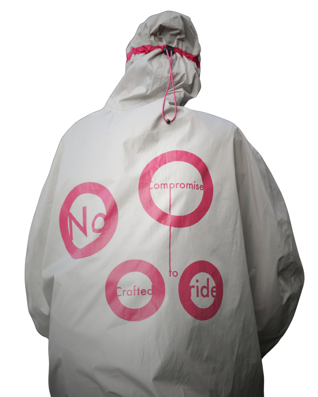 FULAP - Cape de pluie vélo adulte - Spraygreen motifs magenta